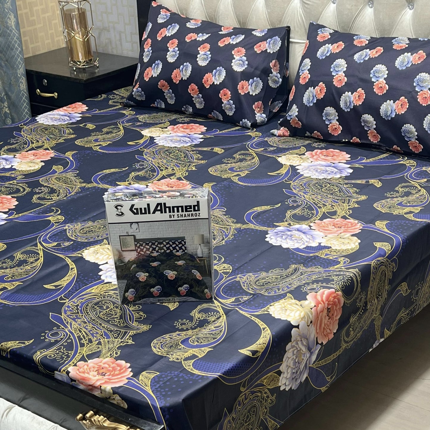 Bedsheet by Gul Ahmed (design 17)