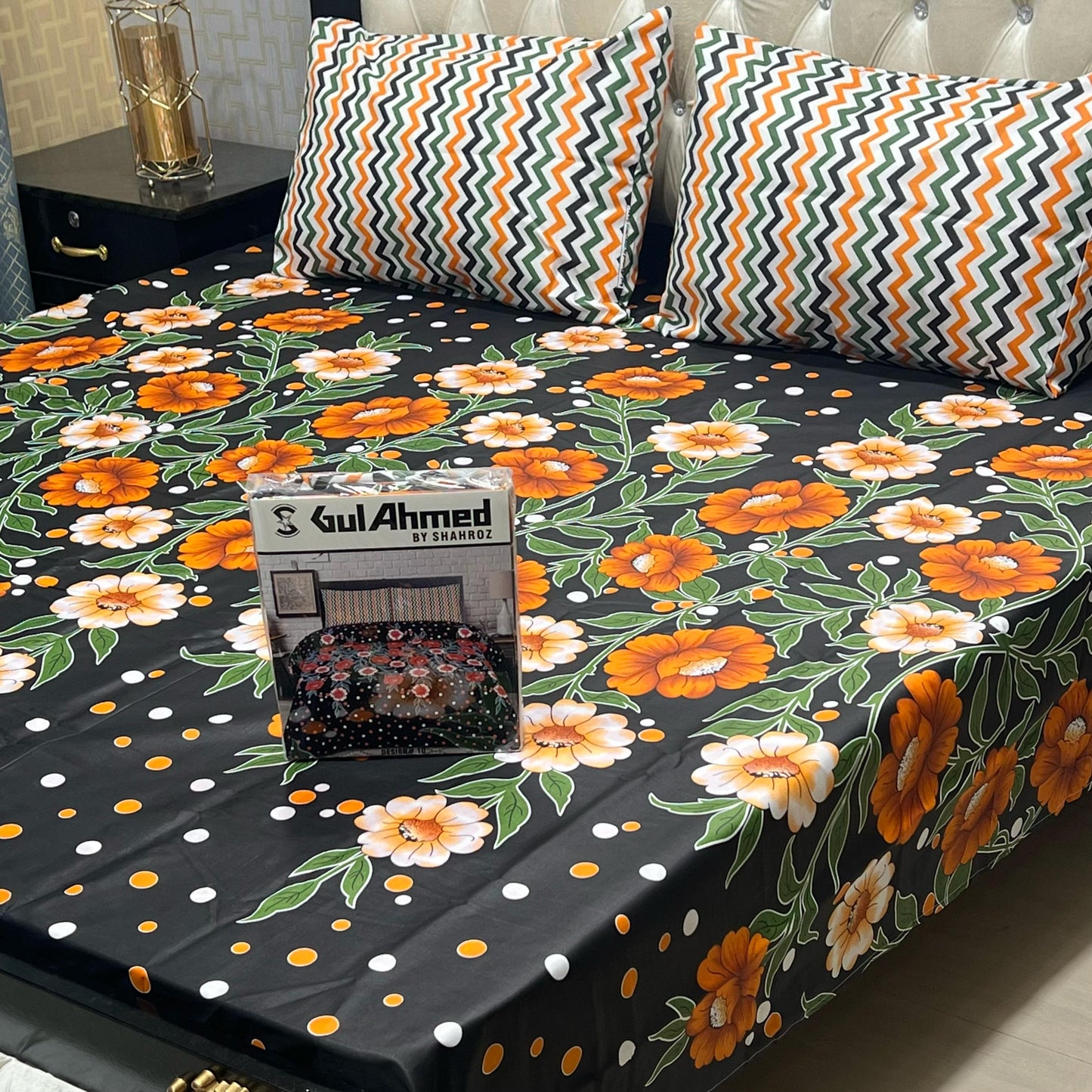 Bedsheet by Gul Ahmed (design 27)