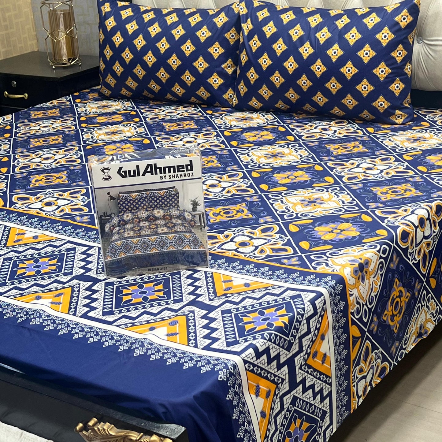 Bedsheet by Gul Ahmed (design 4)