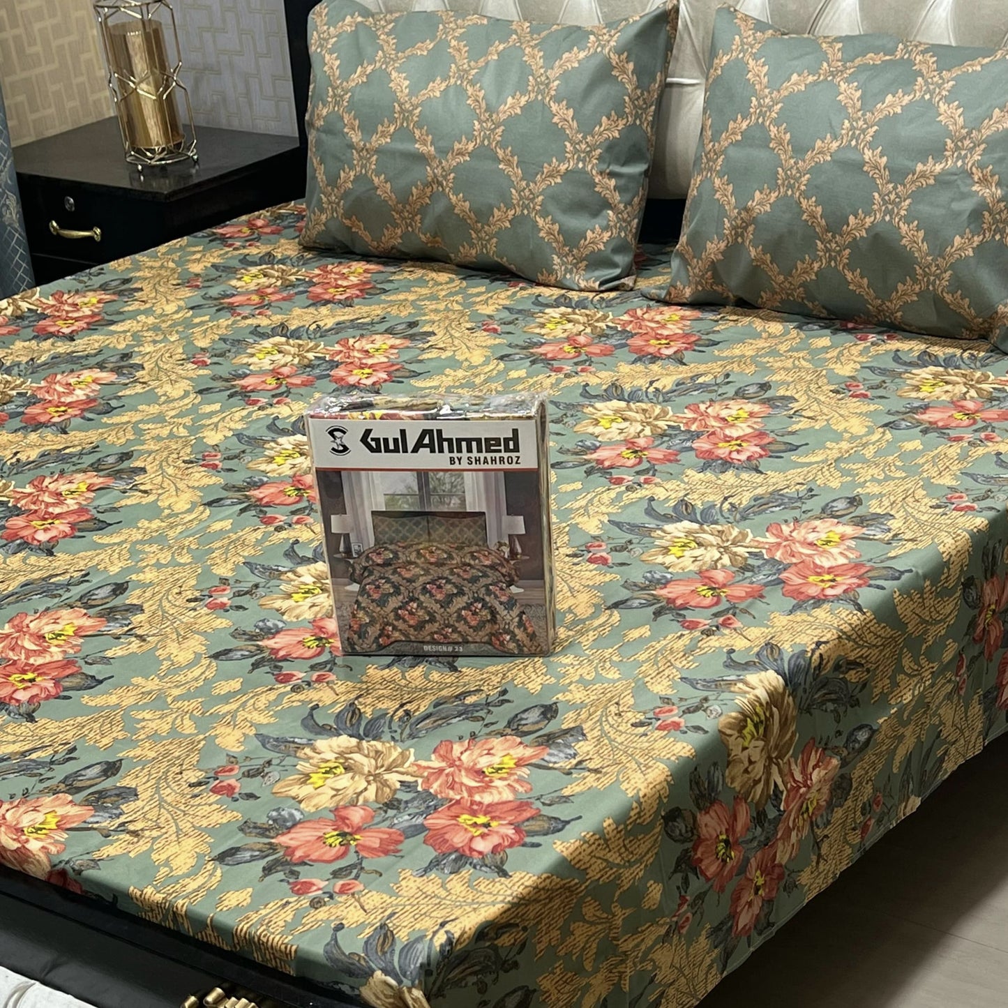 Bedsheet by Gul Ahmed (design 19)