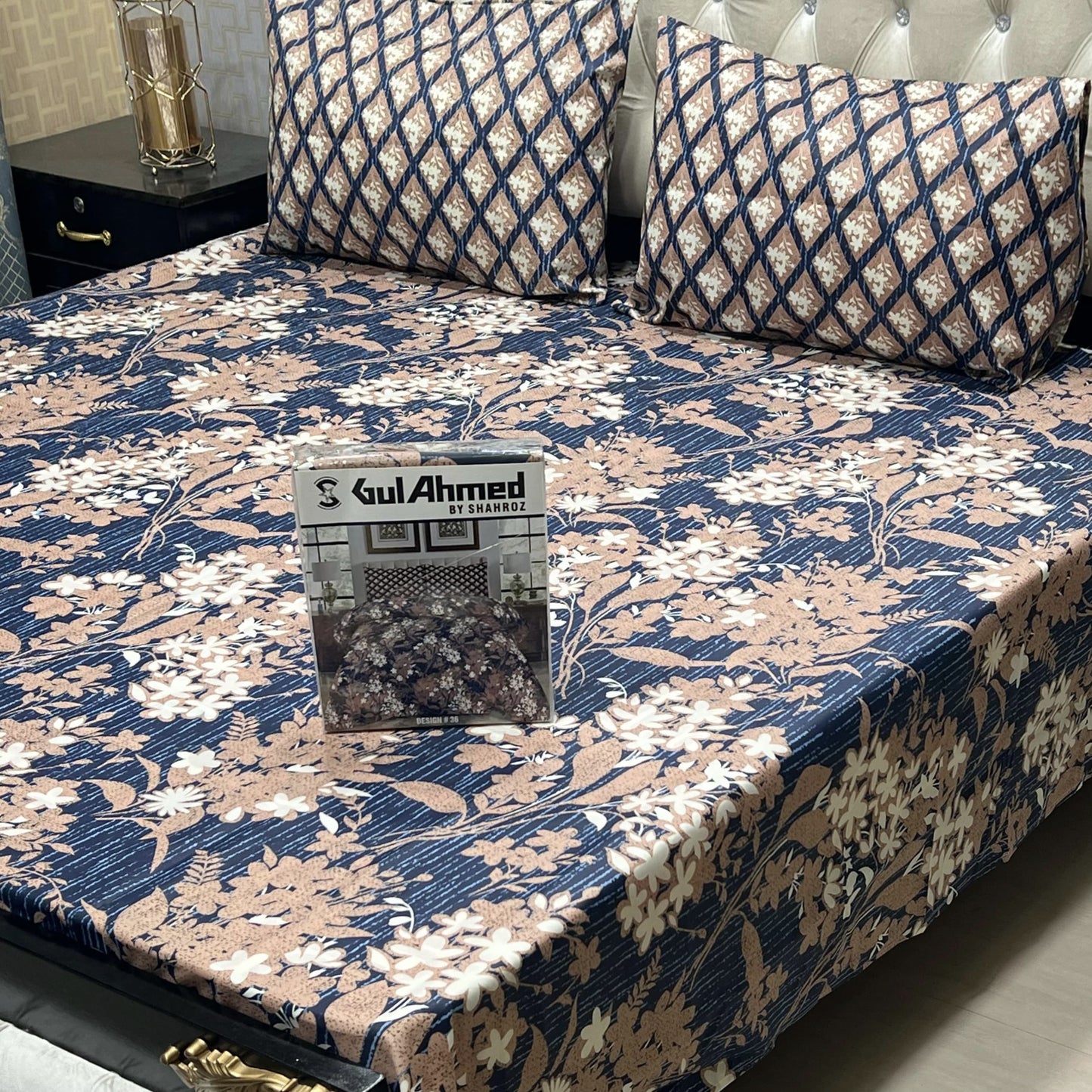 Bedsheet by Gul Ahmed (design 25)